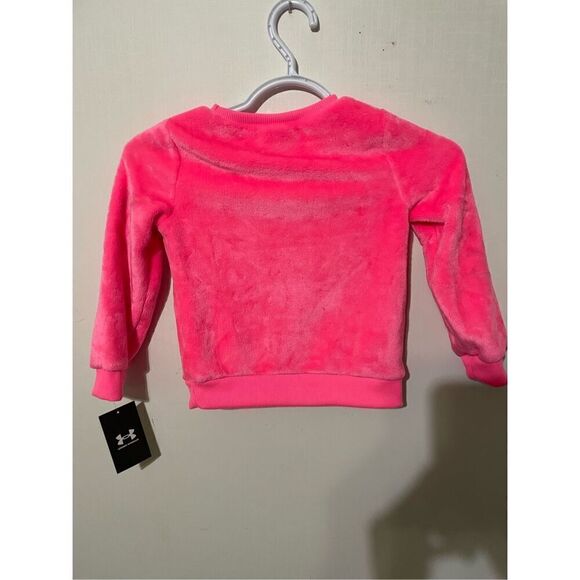 Under Armour Kids Sherpa Sweater (Little Kids) (Pink Punk) Girl's Active Sets 4 - Picture 5 of 5